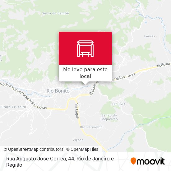 Rua Augusto José Corrêa, 44 mapa