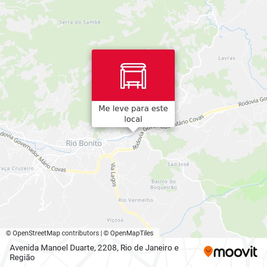 Avenida Manoel Duarte, 2208 mapa