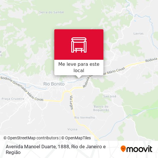 Avenida Manoel Duarte, 1888 mapa