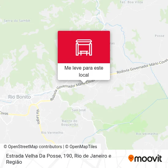 Estrada Velha Da Posse, 190 mapa