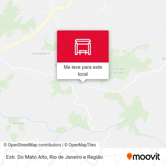 Estr. Do Mato Alto mapa