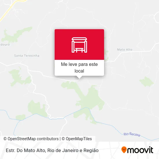 Estr. Do Mato Alto mapa