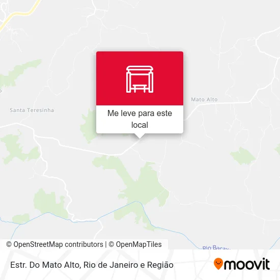 Estr. Do Mato Alto mapa