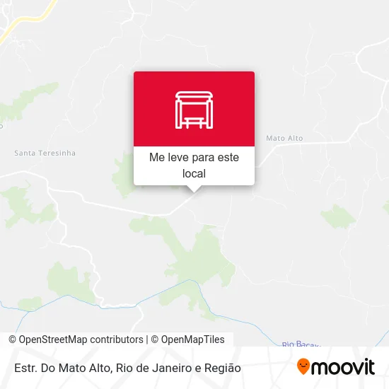 Estr. Do Mato Alto mapa