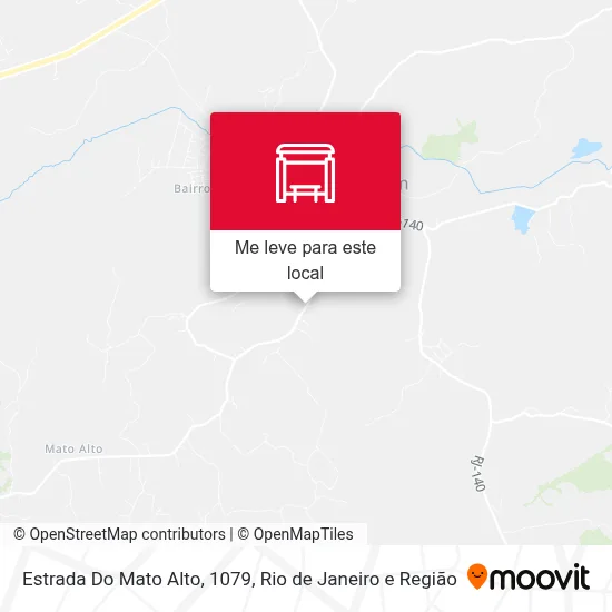 Estrada Do Mato Alto, 1079 mapa