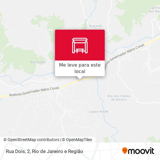 Rua Dois, 2 mapa