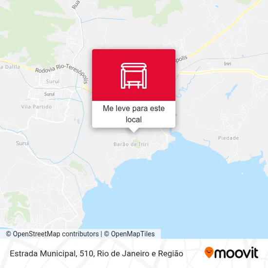 Estrada Municipal, 510 mapa