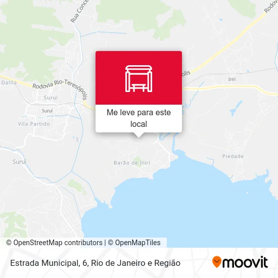 Estrada Municipal, 6 mapa