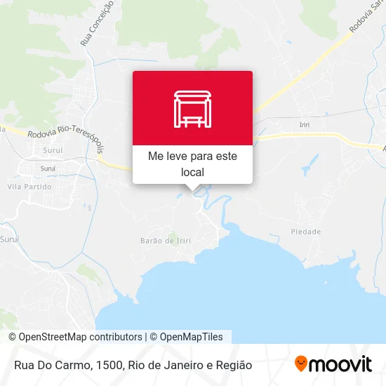 Rua Do Carmo, 1500 mapa