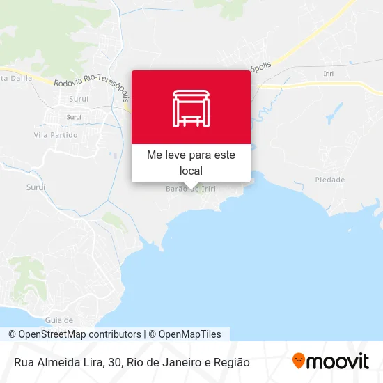 Rua Almeida Lira, 30 mapa