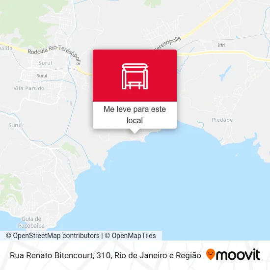 Rua Renato Bitencourt, 310 mapa