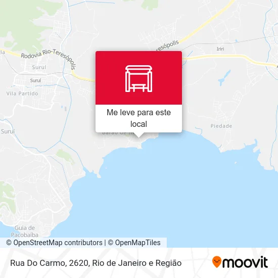 Rua Do Carmo, 2620 mapa