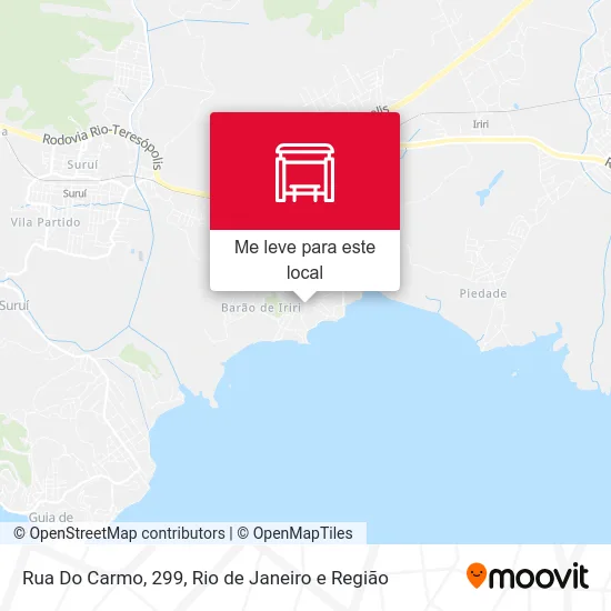 Rua Do Carmo, 299 mapa