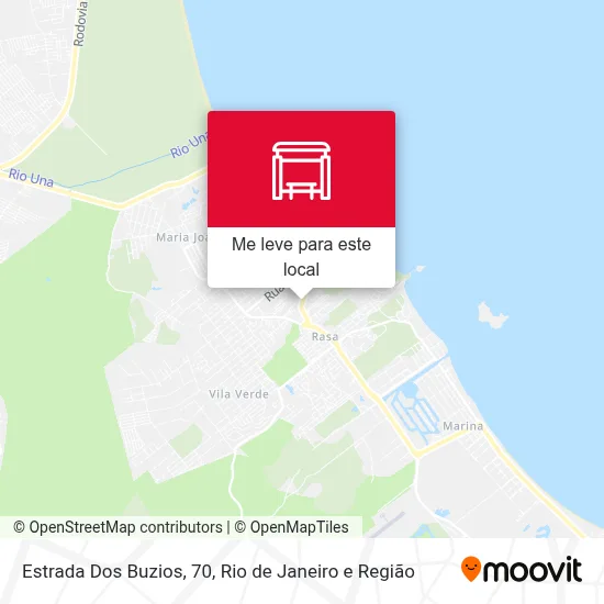 Estrada Dos Buzios, 70 mapa