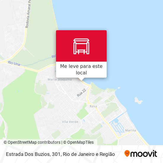 Estrada Dos Buzios, 301 mapa
