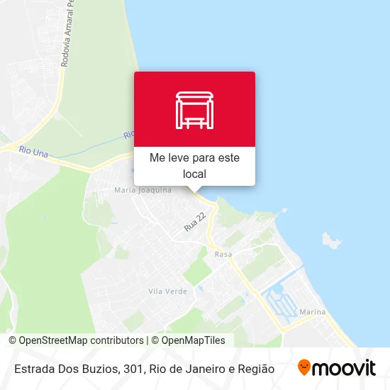 Estrada Dos Buzios, 301 mapa