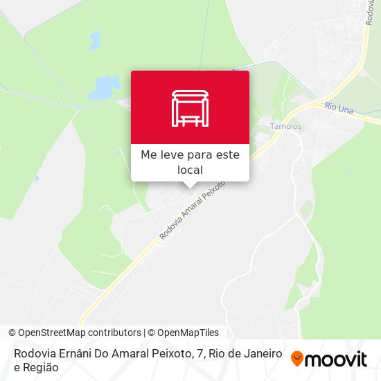 Rodovia Ernâni Do Amaral Peixoto, 7 mapa