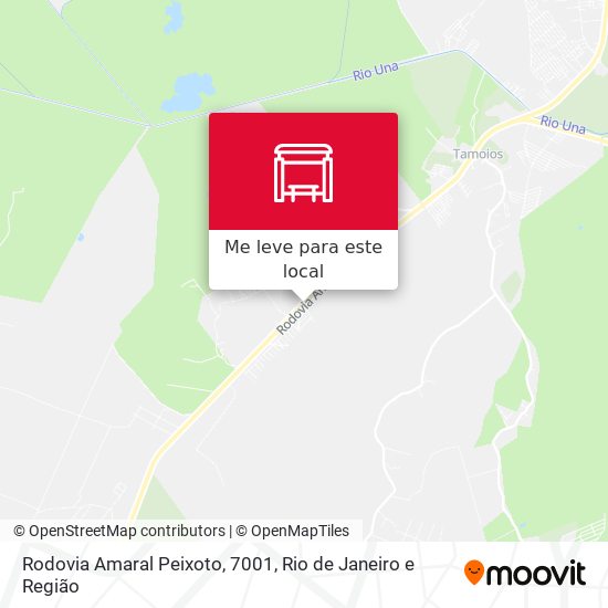 Rodovia Amaral Peixoto, 7001 mapa