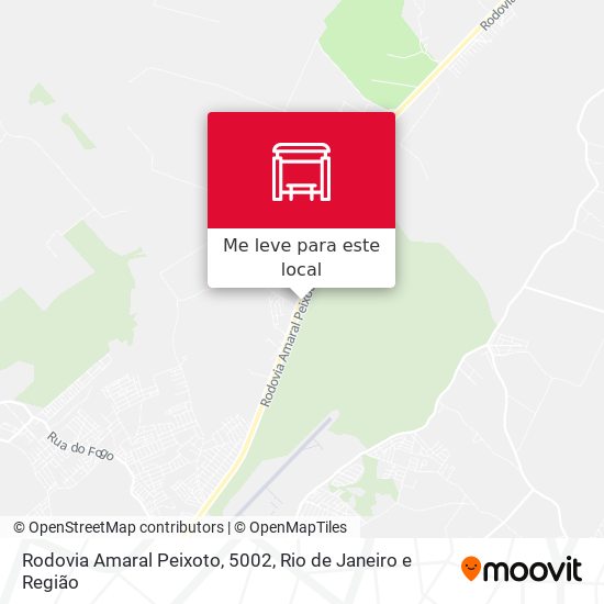 Rodovia Amaral Peixoto, 5002 mapa