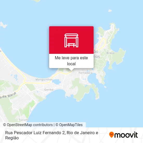 Rua Pescador Luiz Fernando 2 mapa