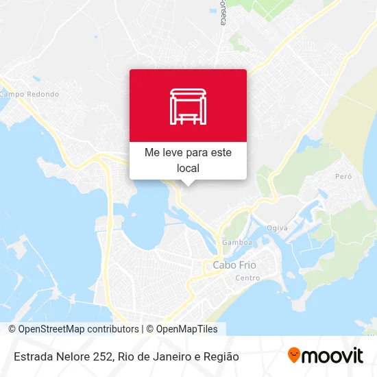 Estrada Nelore 252 mapa