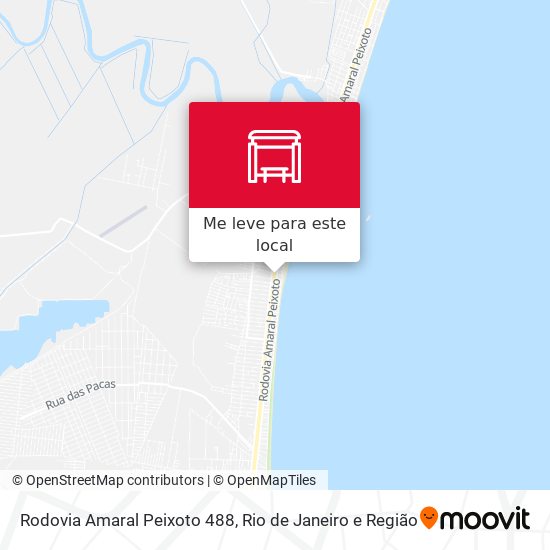 Rodovia Amaral Peixoto 488 mapa