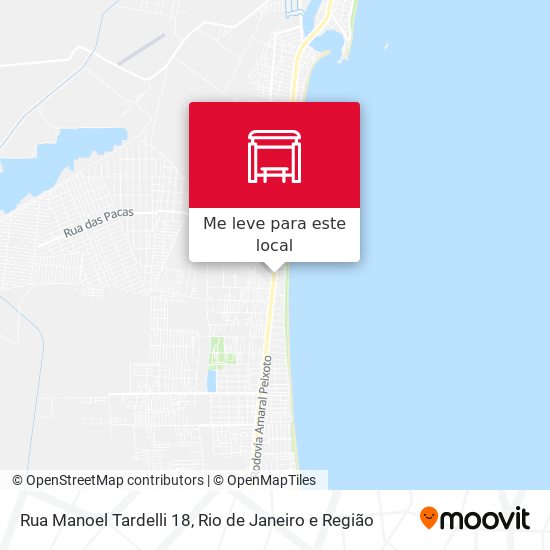 Rua Manoel Tardelli 18 mapa