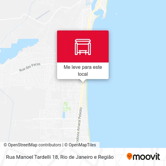 Rua Manoel Tardelli 18 mapa