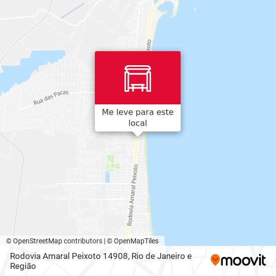 Rodovia Amaral Peixoto 14908 mapa