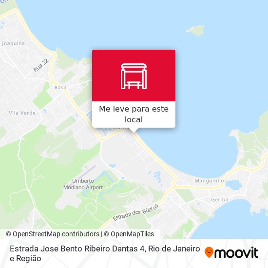 Estrada Jose Bento Ribeiro Dantas 4 mapa