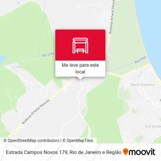 Estrada Campos Novos 179 mapa