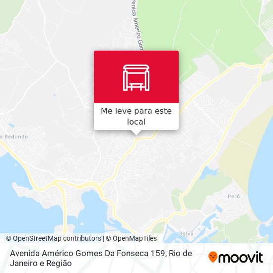 Avenida Américo Gomes Da Fonseca 159 mapa
