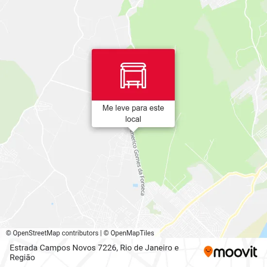 Estrada Campos Novos 7226 mapa