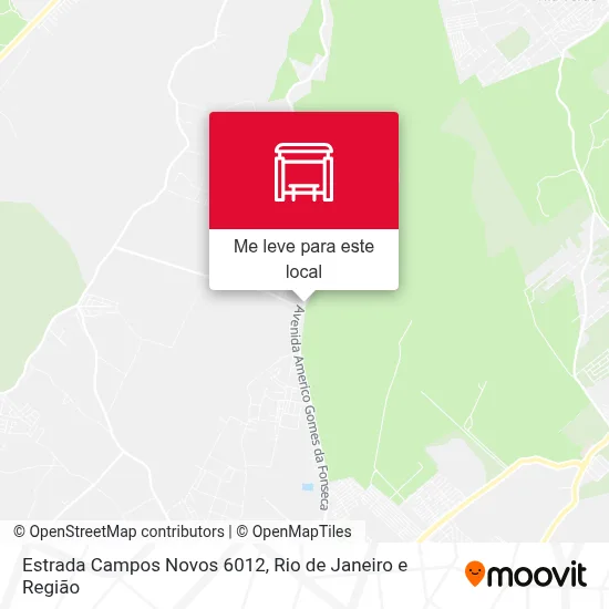 Estrada Campos Novos 6012 mapa