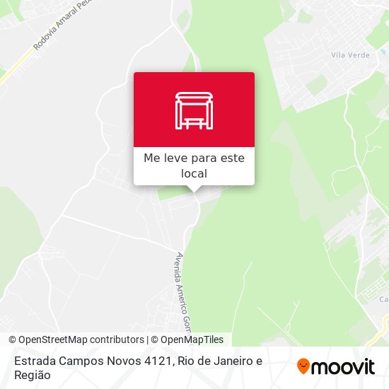 Estrada Campos Novos 4121 mapa