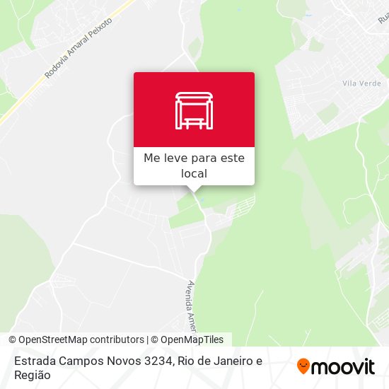 Estrada Campos Novos 3234 mapa