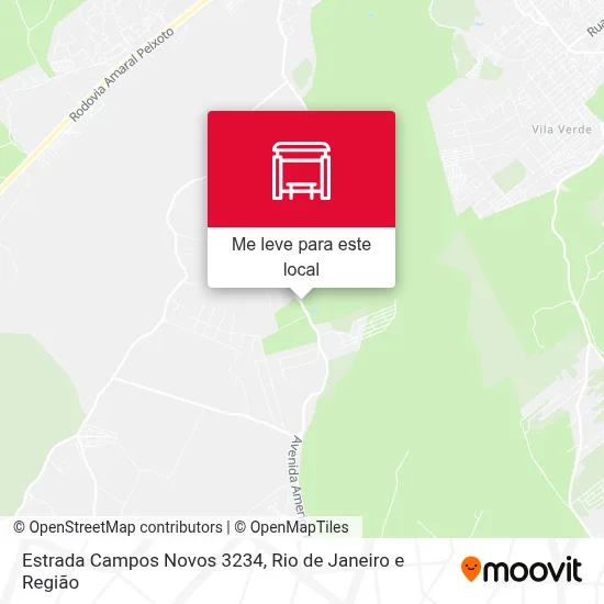 Estrada Campos Novos 3234 mapa