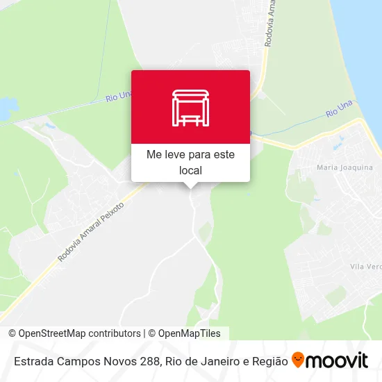 Estrada Campos Novos 288 mapa