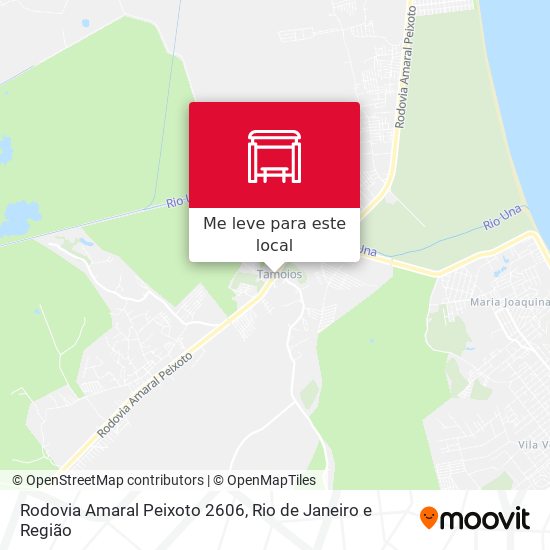 Rodovia Amaral Peixoto 2606 mapa