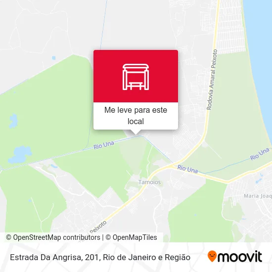 Estrada Da Angrisa, 201 mapa