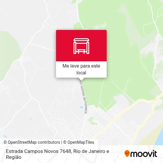 Estrada Campos Novos 7648 mapa