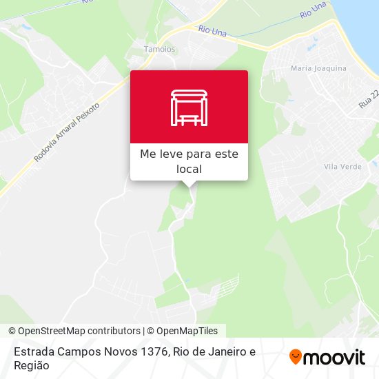Estrada Campos Novos 1376 mapa
