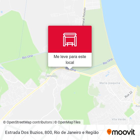 Estrada Dos Buzios, 800 mapa