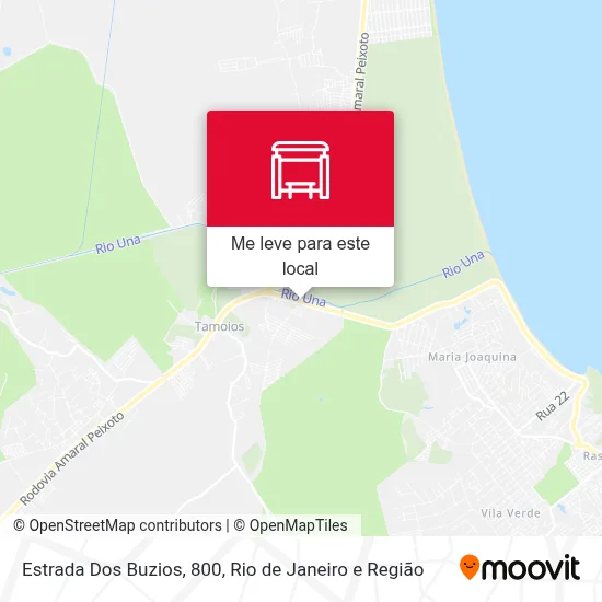 Estrada Dos Buzios, 800 mapa