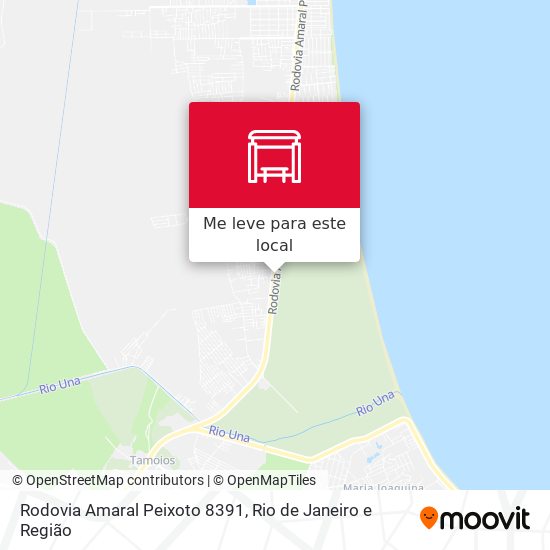 Rodovia Amaral Peixoto 8391 mapa