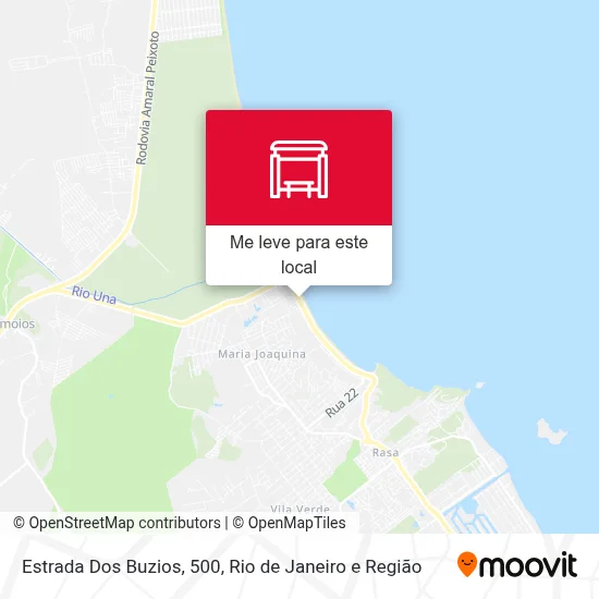 Estrada Dos Buzios, 500 mapa