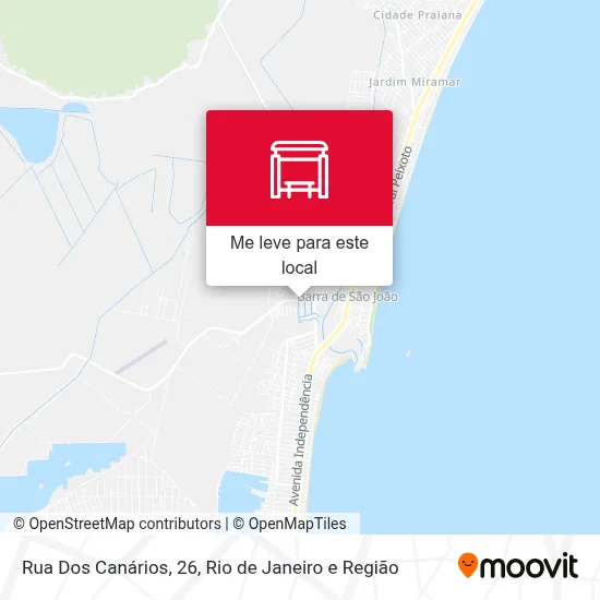 Rua Dos Canários, 26 mapa