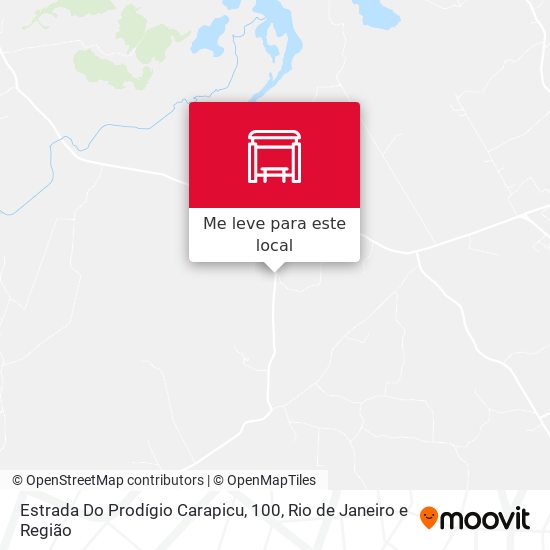 Estrada Do Prodígio Carapicu, 100 mapa