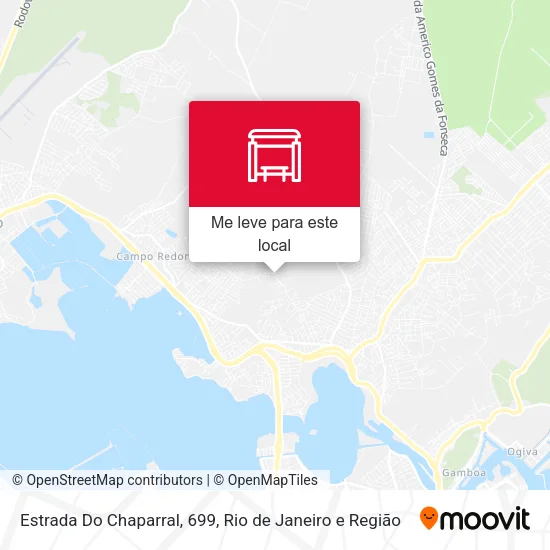 Estrada Do Chaparral, 699 mapa