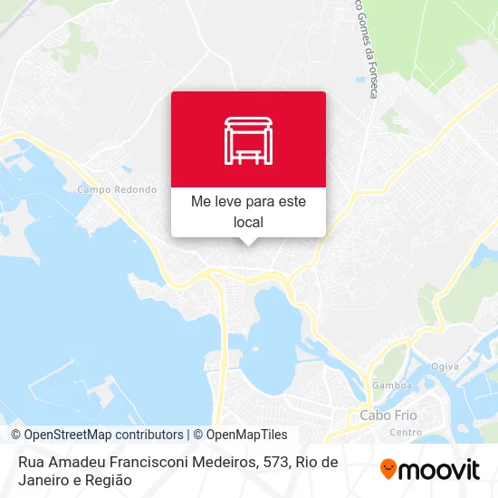 Rua Amadeu Francisconi Medeiros, 573 mapa